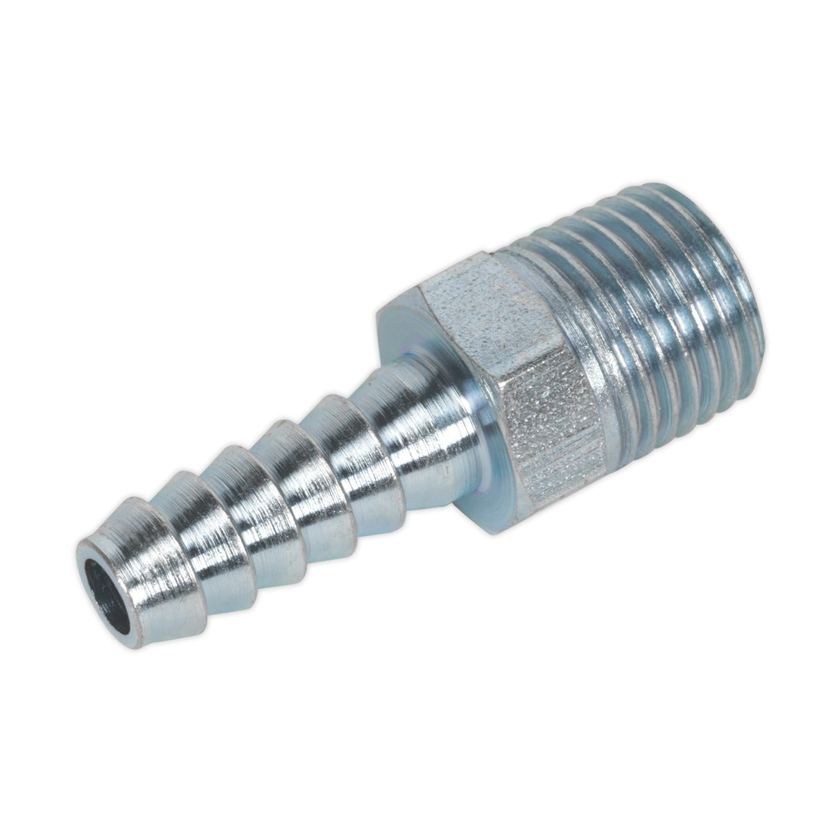 PCL Screwed Tailpiece Male 1/4"BSPT - 1/4" Hose - Pack of 5 AC08