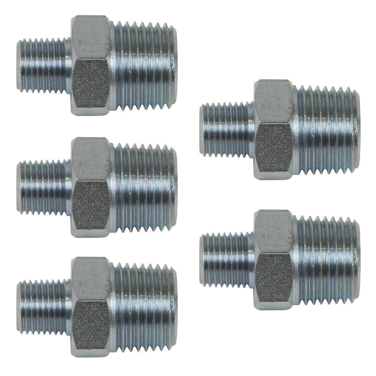 PCL Reducing Union 1/2"BSPT to 1/4"BSPT - Pack of 5 AC101