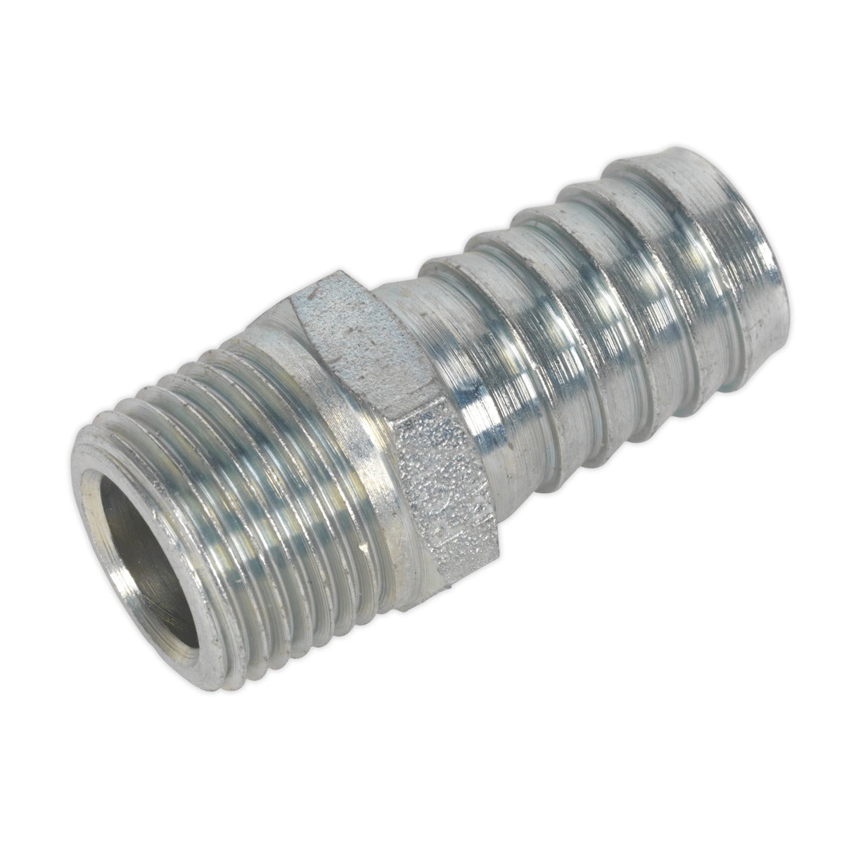 PCL Screwed Tailpiece Male 3/8"BSPT - 1/2" Hose - Pack of 5 AC42