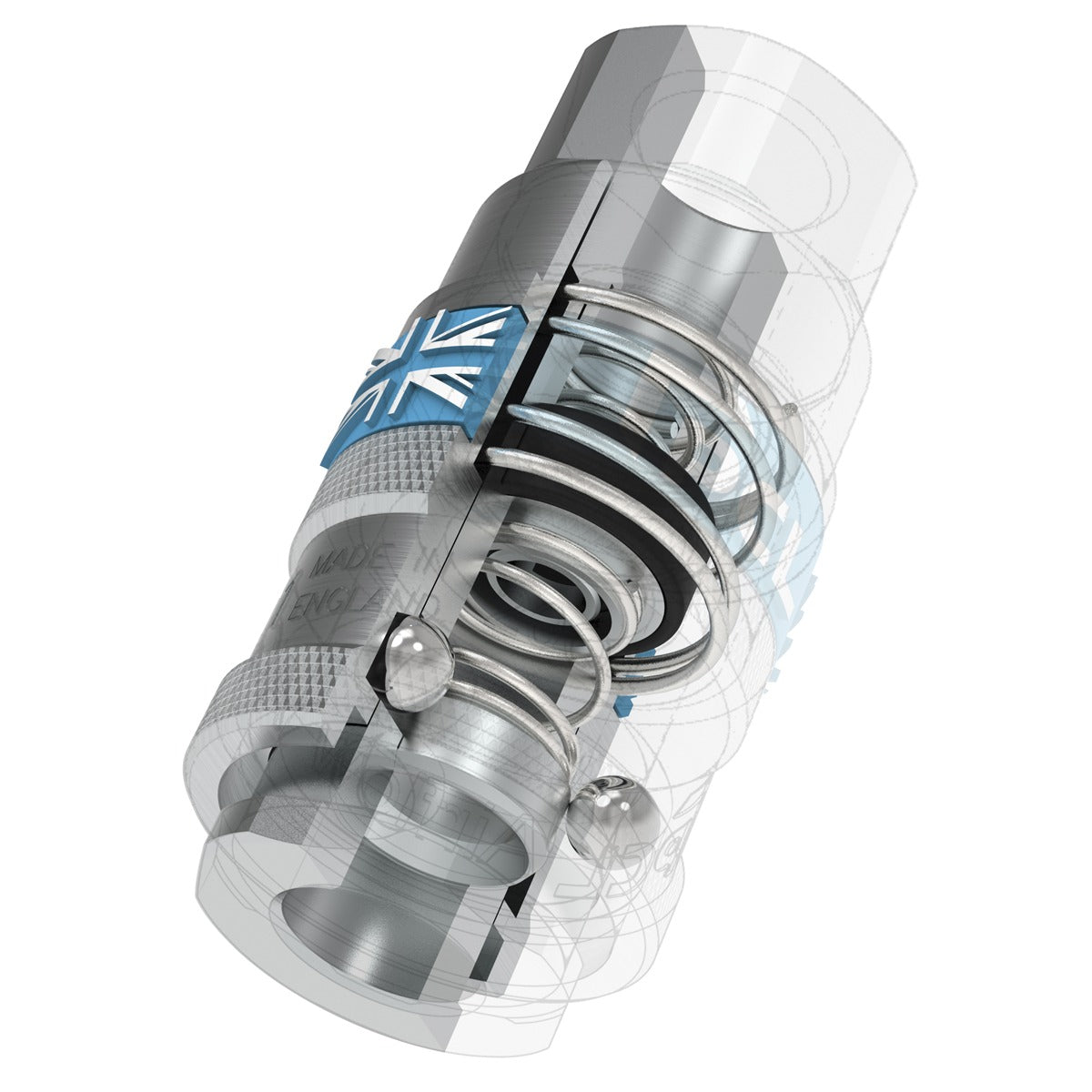 PCL Air Tool Coupling Kit 1/4"BSPT 3pc AC60