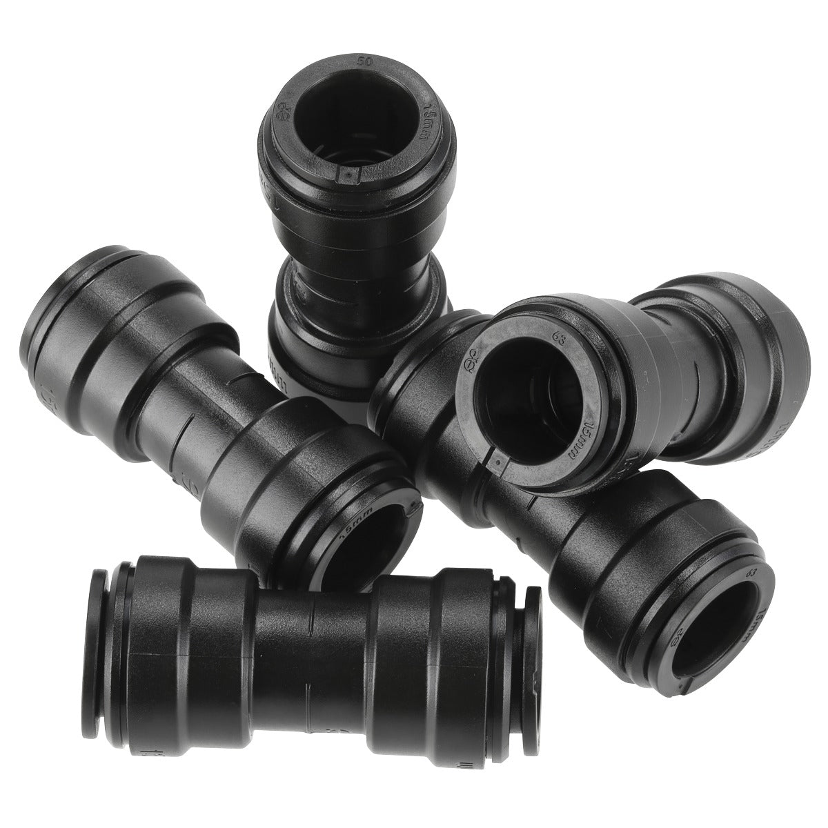 John Guest Straight Connector 15mm - Pack of 5 CAS15SC