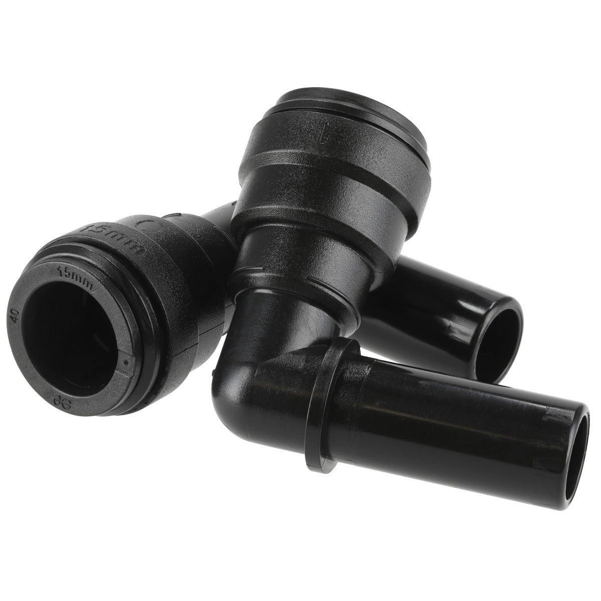 John Guest Stem Elbow 15mm - Pack of 2 CAS15SE