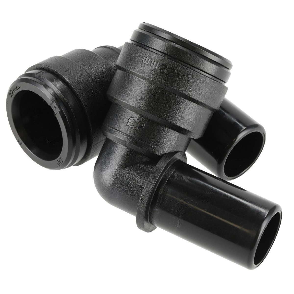 John Guest Stem Elbow 22mm - Pack of 2 CAS22SE