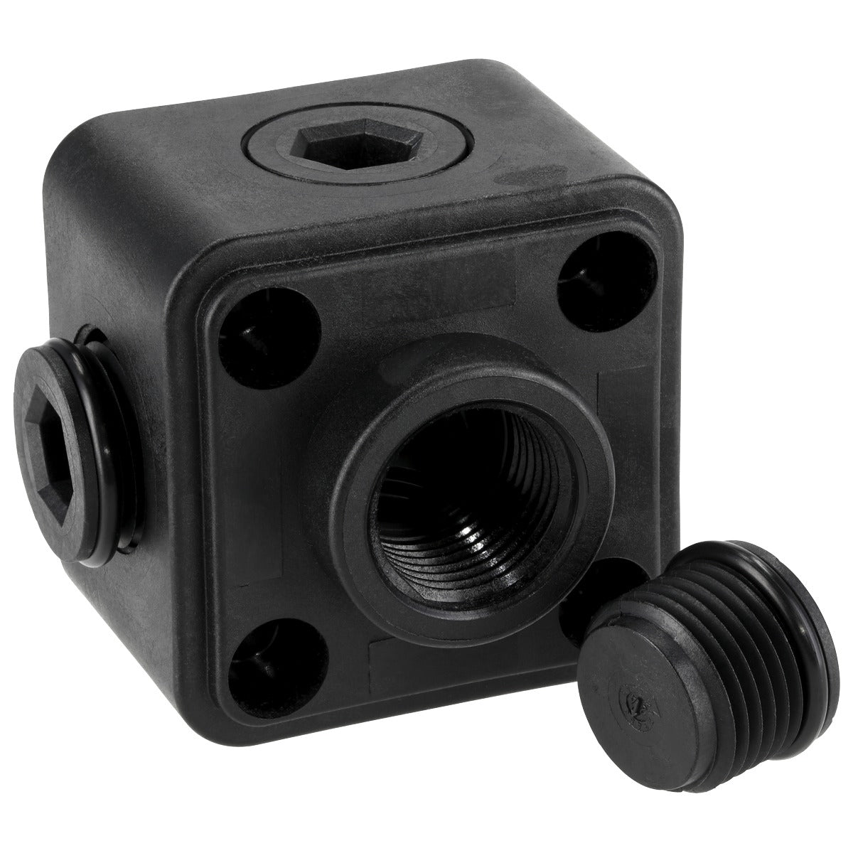 John Guest Porting Block 5 x 1/2"BSP Connection CASPB