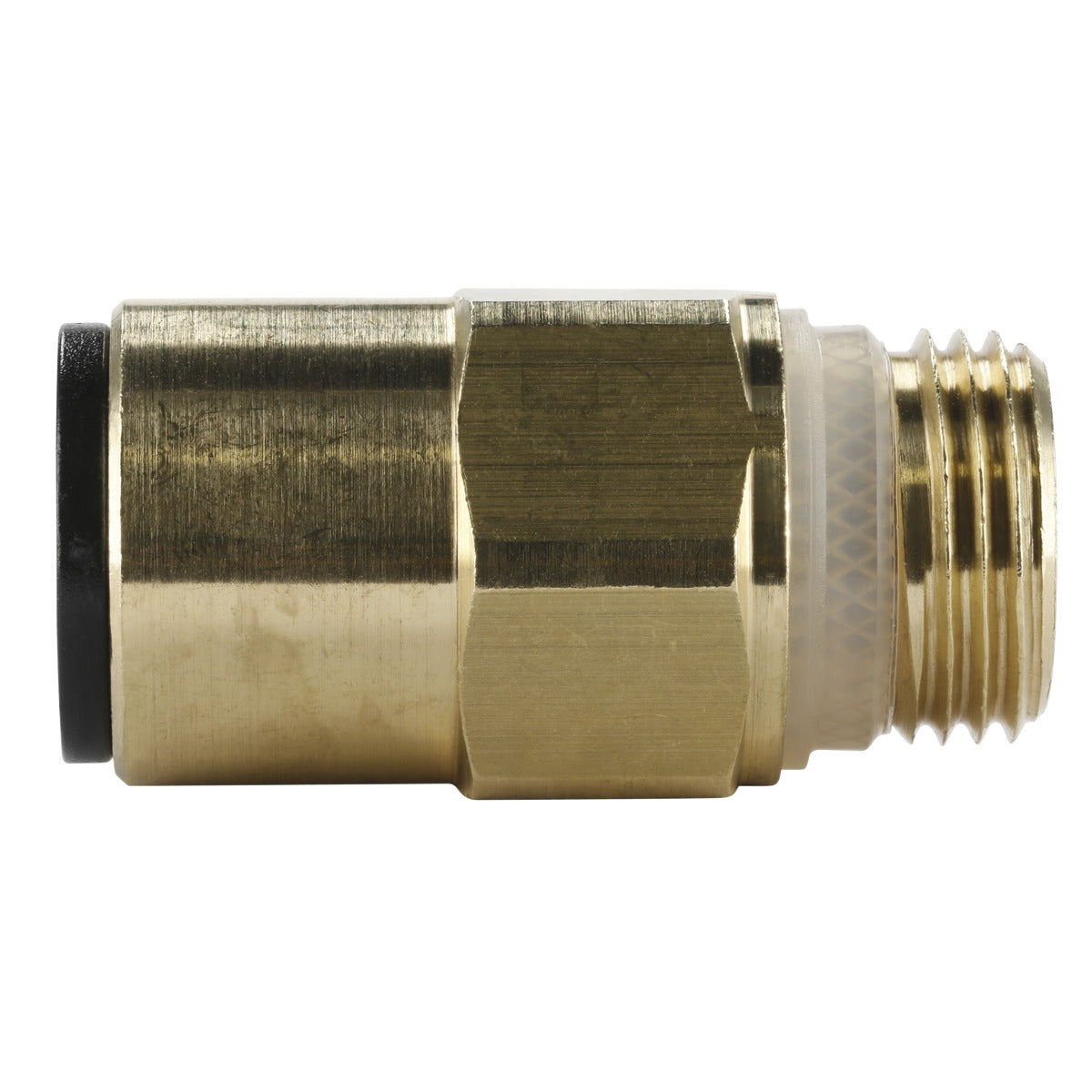 John Guest Brass SuperThread Straight Adaptor 12mm x 3/8"BSP - Pack of 2 JGBC1238