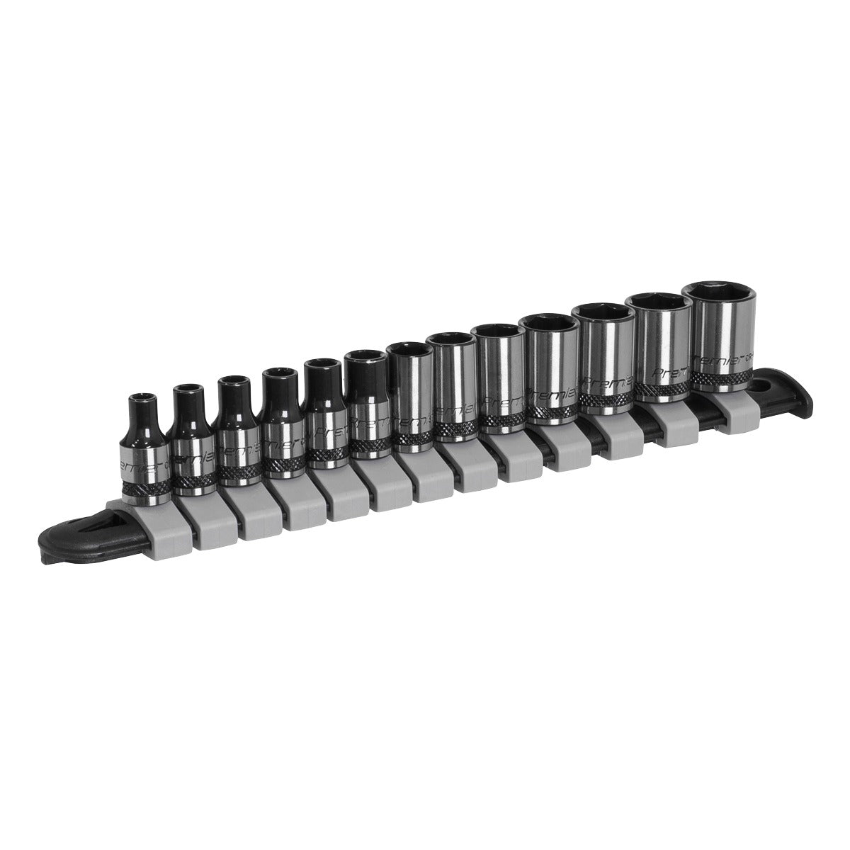 Premier Black Socket Set 1/4"Sq Drive 13pc AK7990