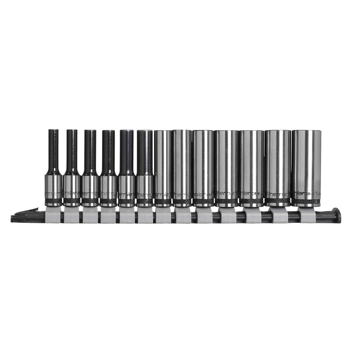 Premier Black Deep Socket Set 1/4"Sq Drive 13pc AK7991