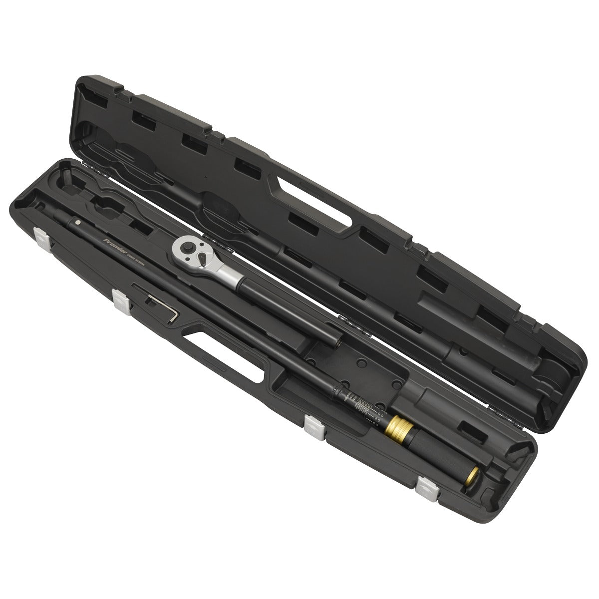 Premier Black Torque Wrench Micrometer 3/4"Sq Drive Calibrated 160-800Nm STW907B