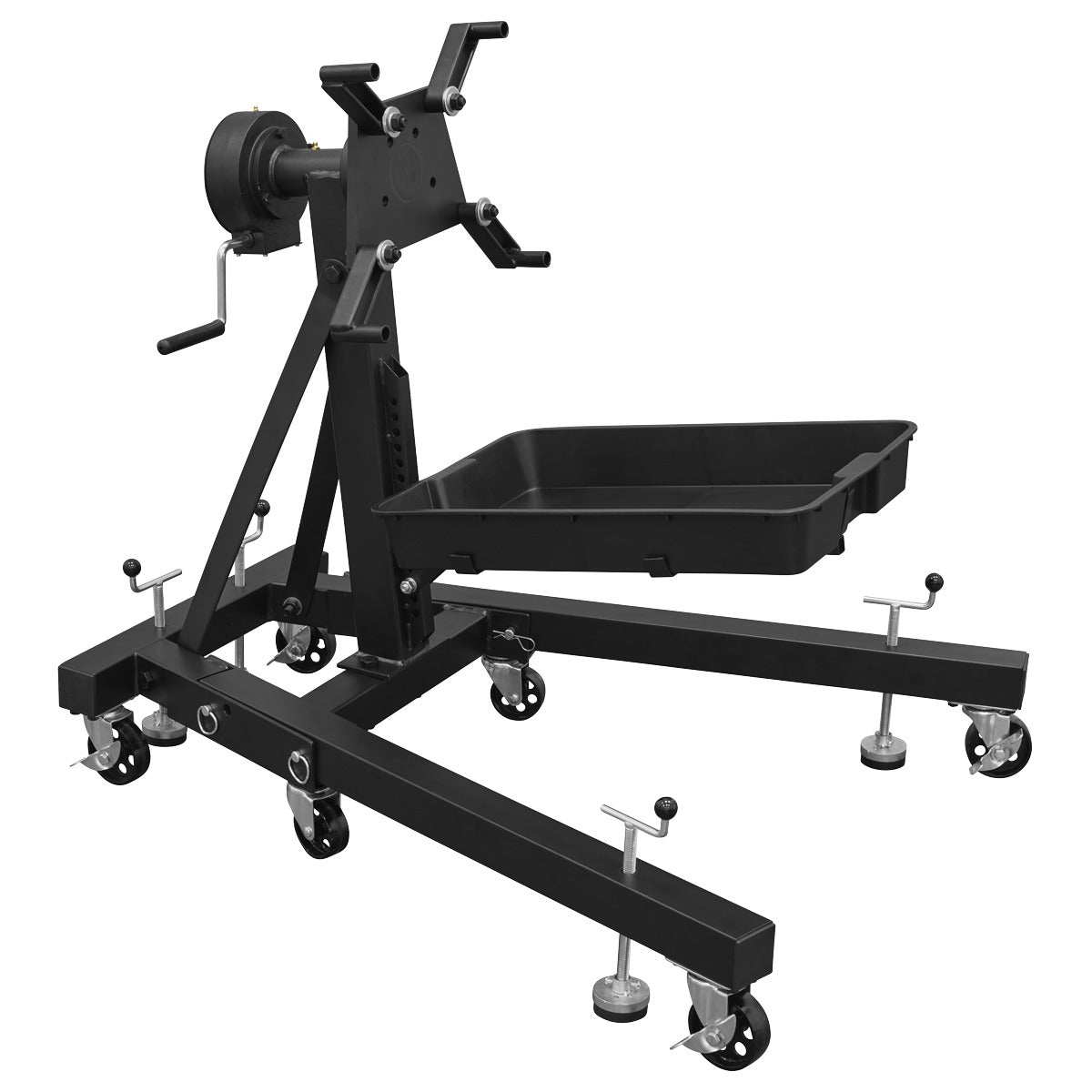 Viking Folding 360º Rotating Engine Stand with Geared Handle & Drain Pan ES680DS