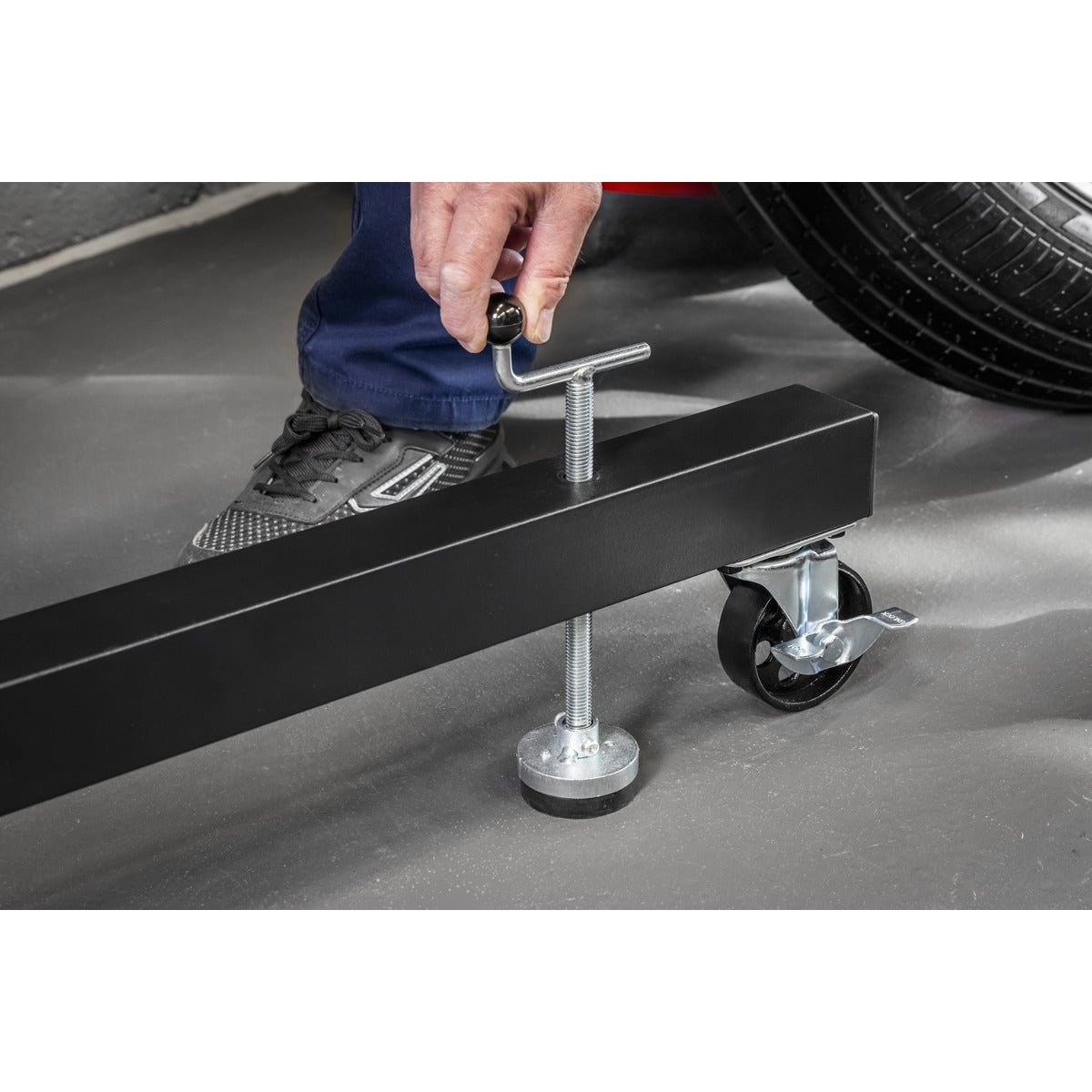 Viking Folding 360º Rotating Engine Stand with Geared Handle & Drain Pan ES680DS