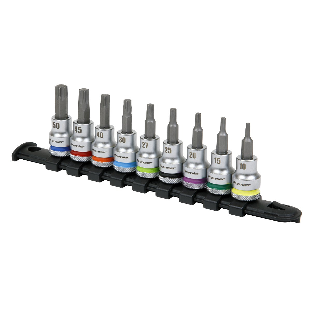 Premier Platinum TRX-Star Socket Bit Set 3/8"Sq Drive 9pc AK6251