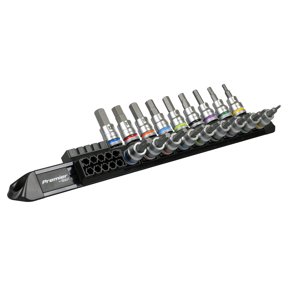 Premier Platinum Series Hex & TRX-Star Socket Bit Set 3/8"Sq Drive 18pc AK6252