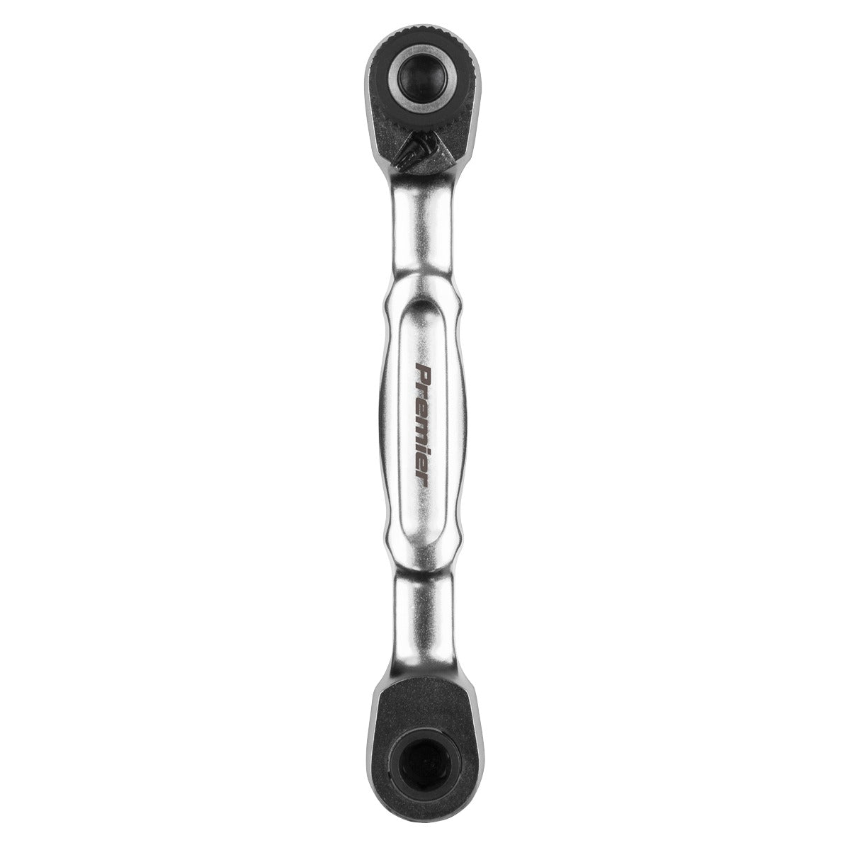 Premier Platinum Micro Ratchet Bit Driver & Wrench 1/4"Sq & 1/4"Hex Drive AK6972