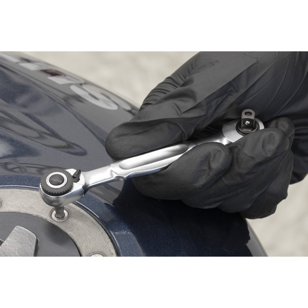 Premier Platinum Micro Ratchet Bit Driver & Wrench 1/4"Sq & 1/4"Hex Drive AK6972