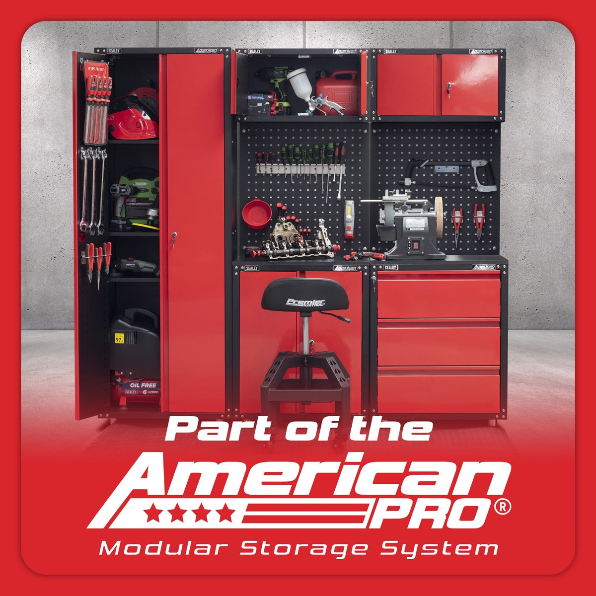 American PRO Modular Back Panel 665mm APMS80BP