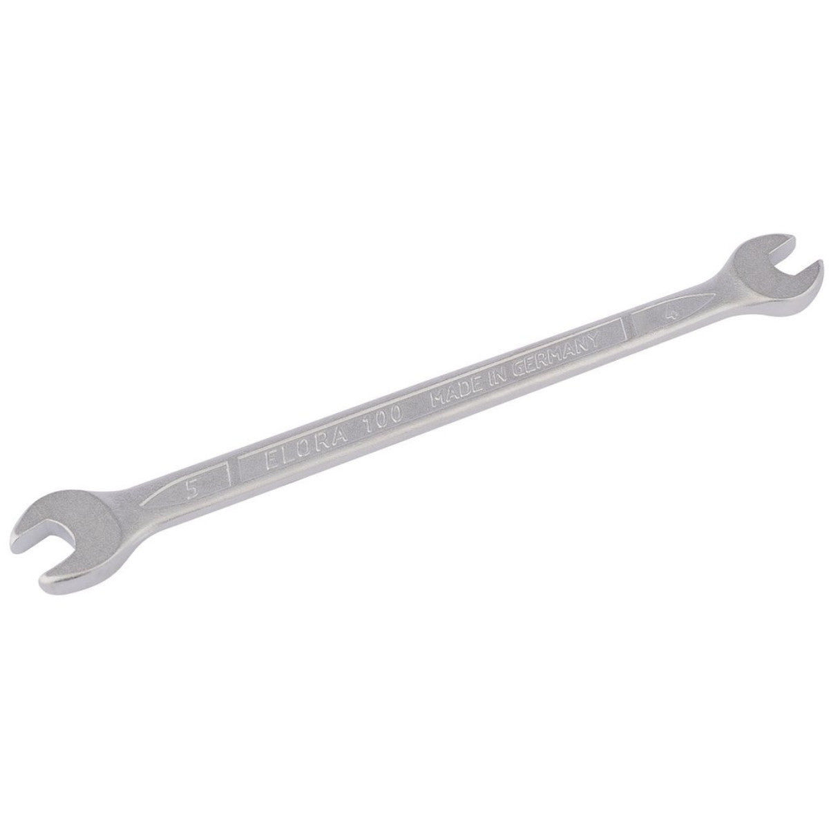 Elora Long Metric Double Open End Spanner, 4 x 5mm 01797