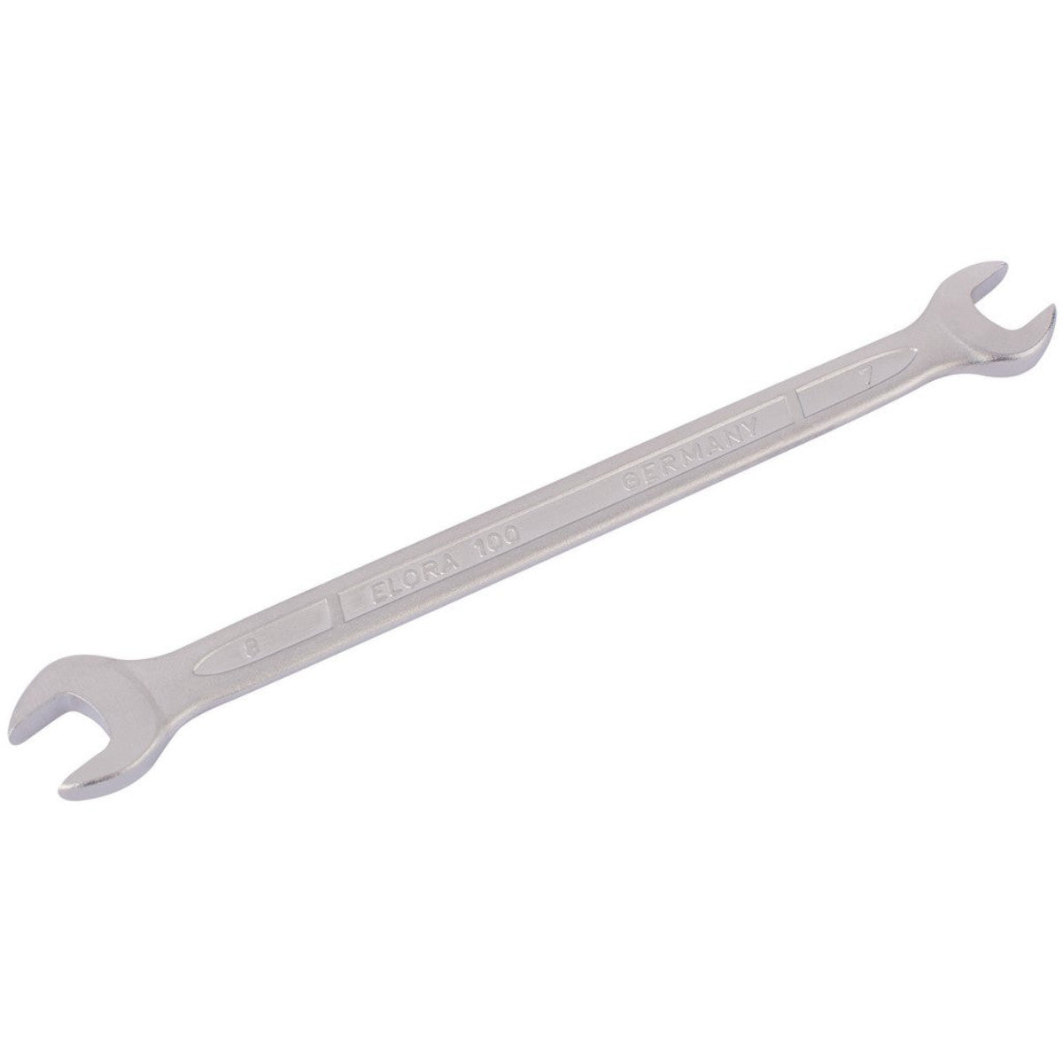 Elora Long Metric Double Open End Spanner, 7 x 8mm 01820