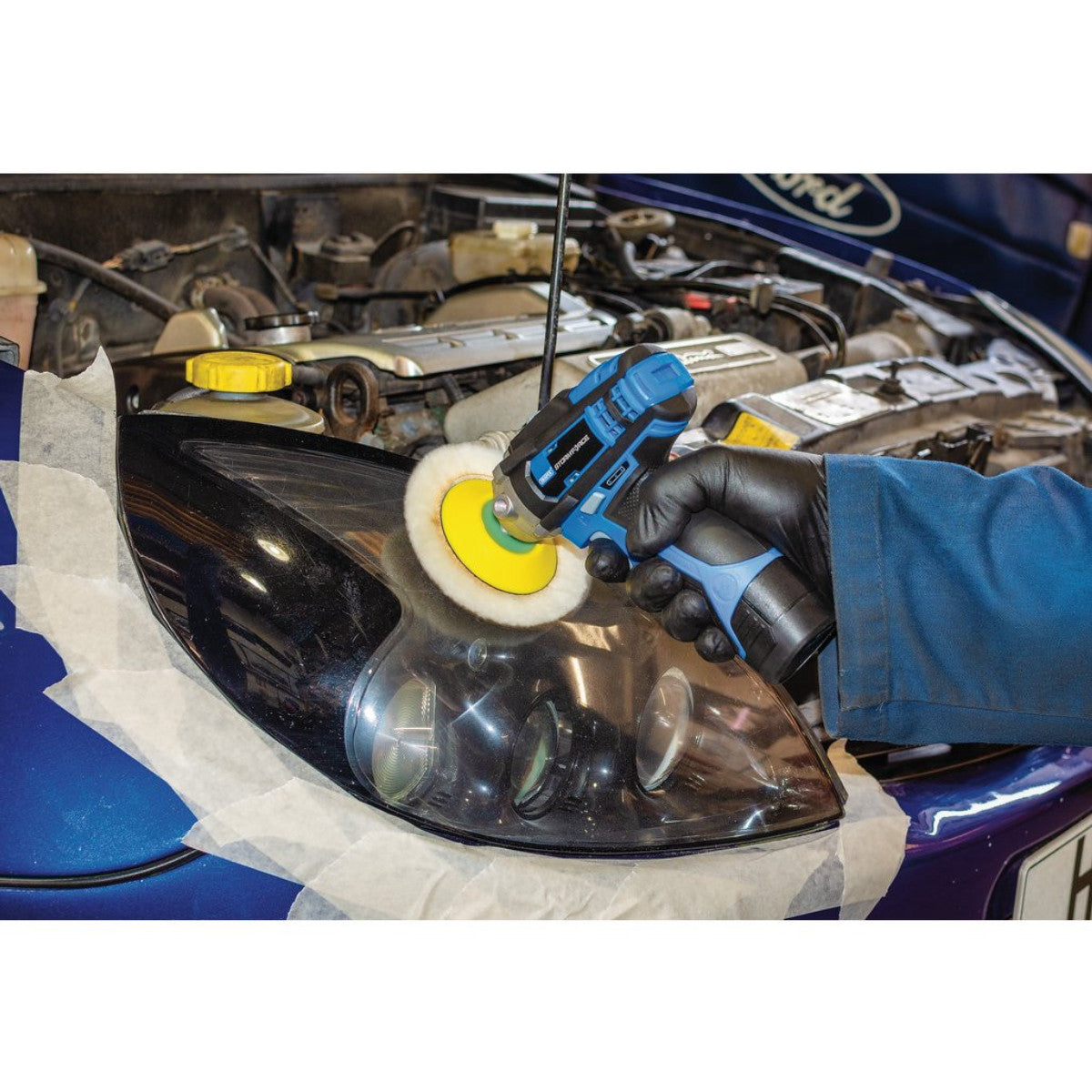 Draper Storm Force 10.8V Power Interchange Car Polisher (Sold Bare) 02330