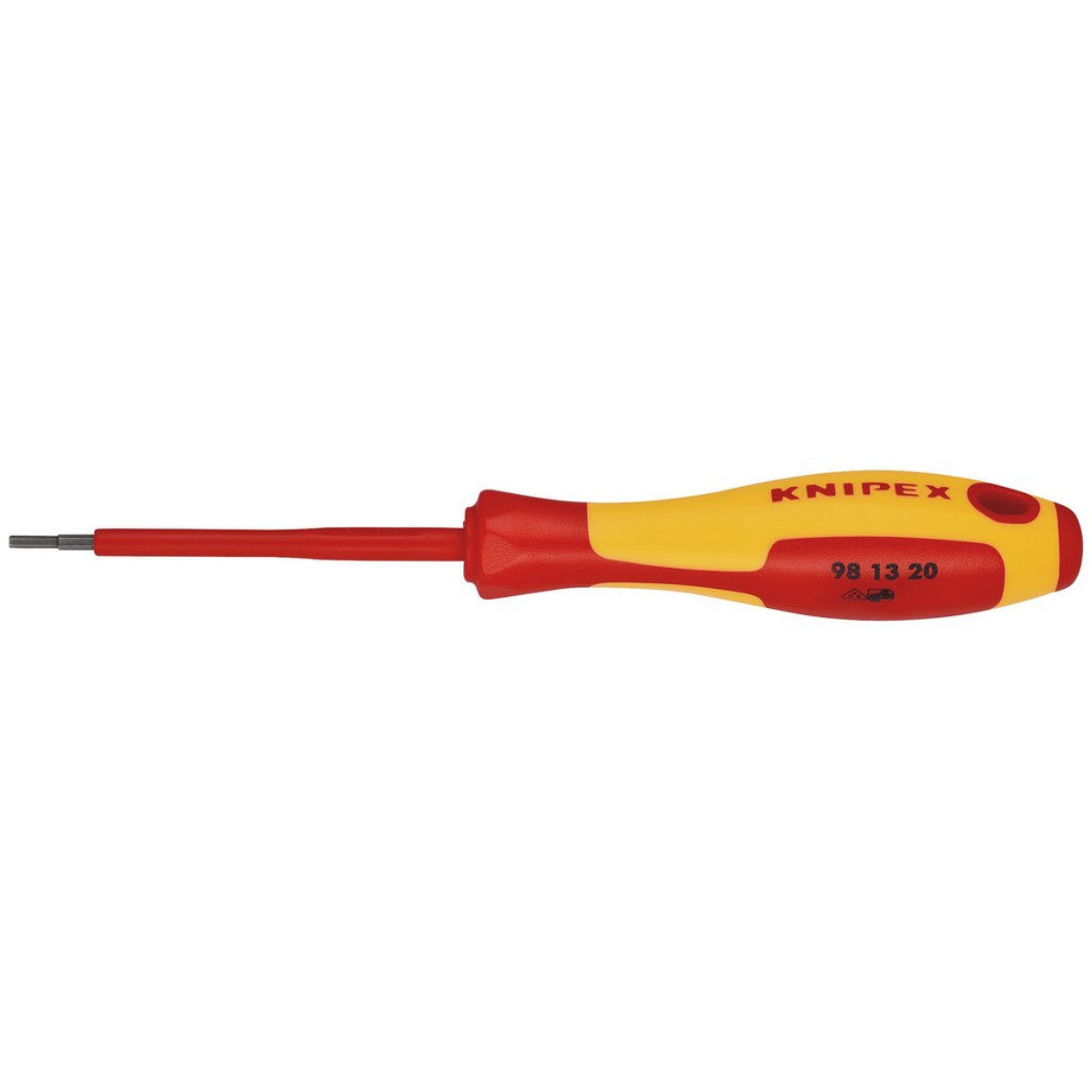 Knipex 98 13 20 VDE Insulated Hexagon Screwdriver, 2 x 75mm 02563