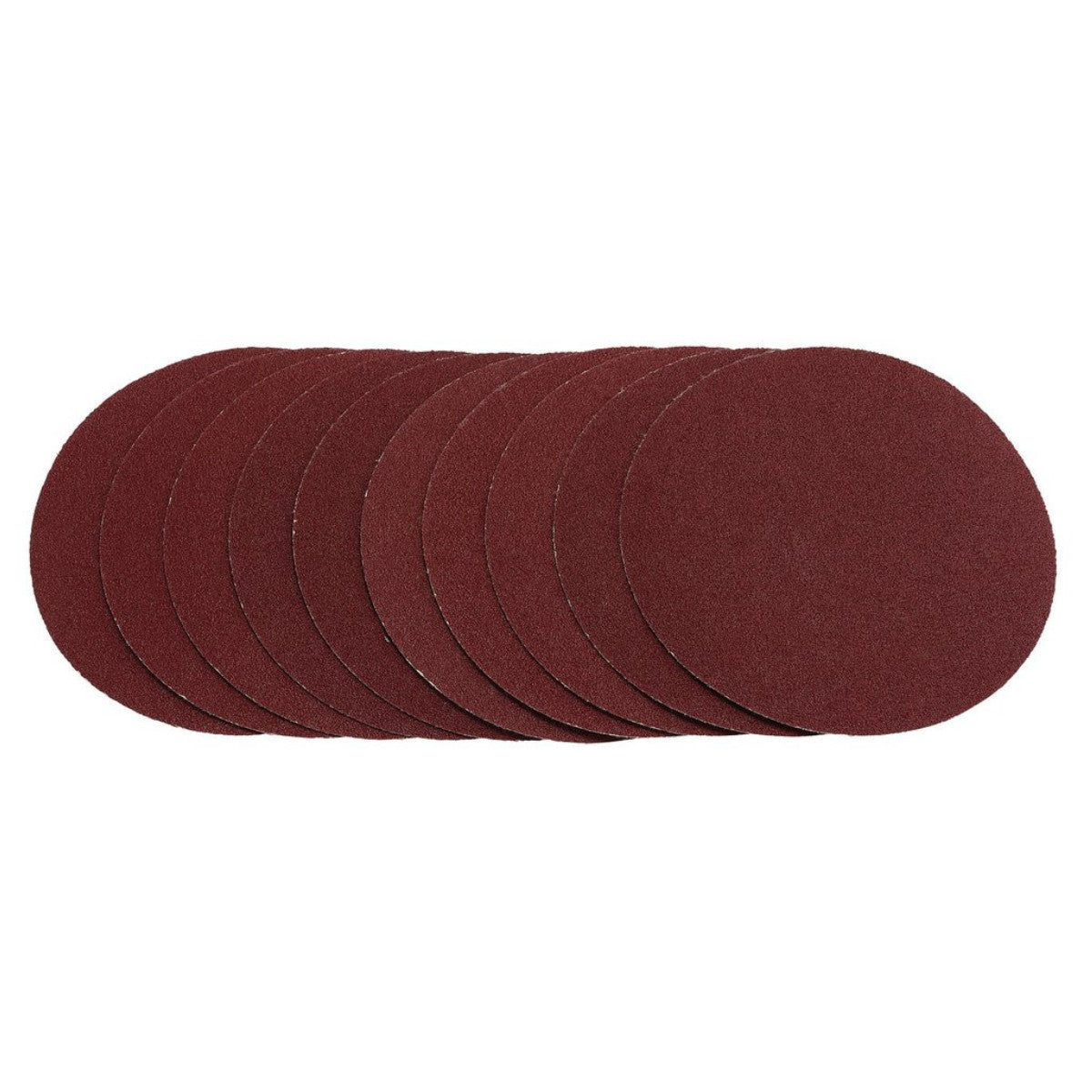 Draper Sanding Discs, 125mm, Hook & Loop, 80G (Pack of 10) 02694