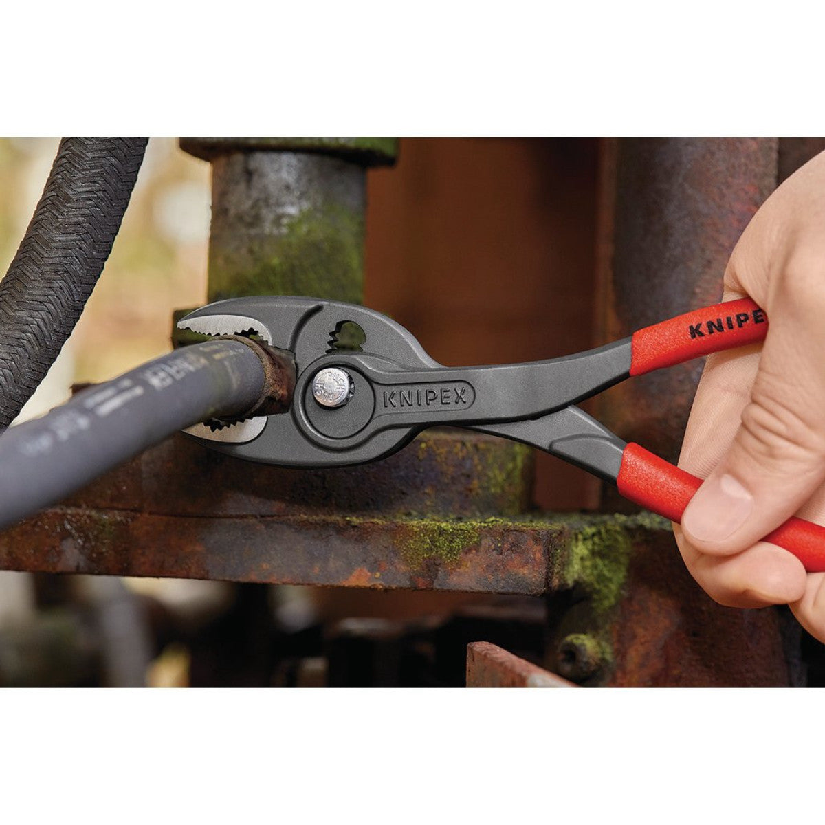 Knipex 82 01 200 SB TwinGrip Front and Side Gripping Pliers, 200mm 03518