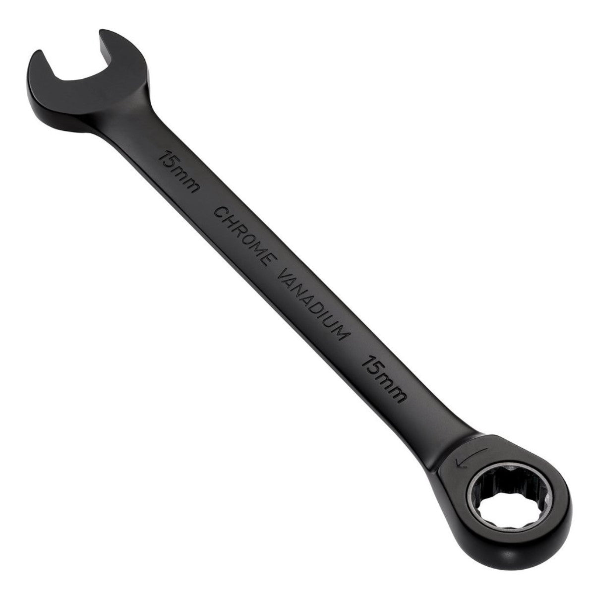 Draper Expert HI-TORQ Metric Ratchet Combination Spanner, 15mm, Black 03888