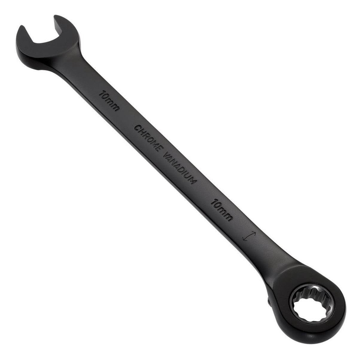 Draper Expert HI-TORQ Metric Reversible Ratchet Combination Spanner, 10mm, Black 03900