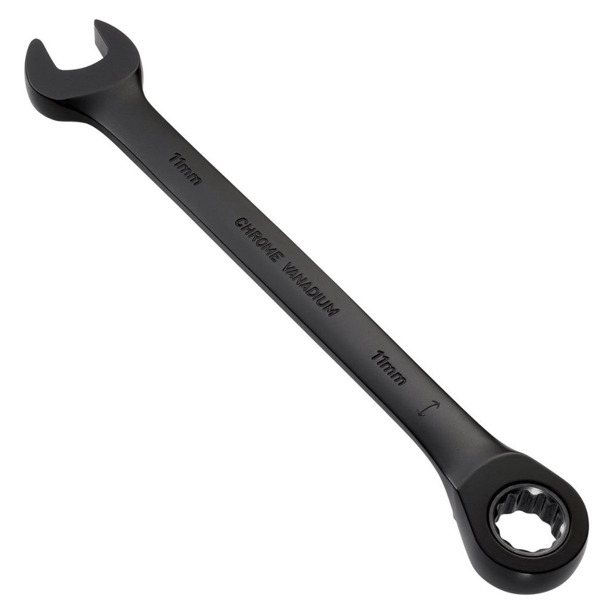Draper Expert HI-TORQ Metric Reversible Ratchet Combination Spanner, 11mm, Black 03901