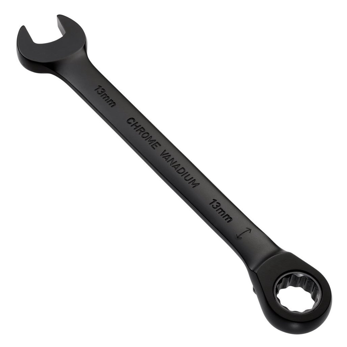 Draper Expert HI-TORQ Metric Reversible Ratchet Combination Spanner, 13mm, Black 03903