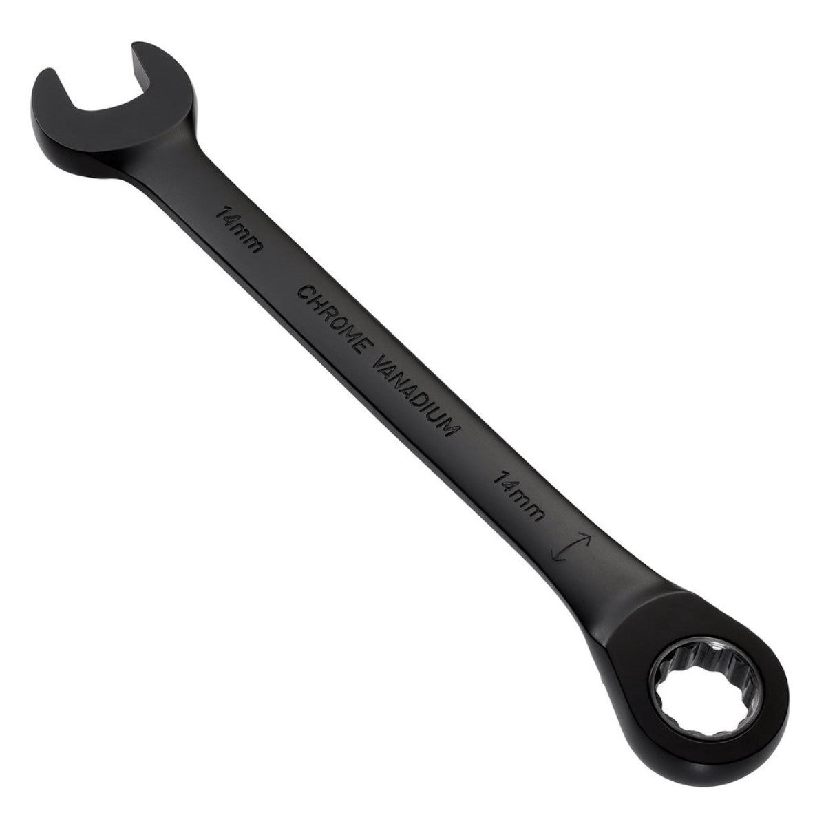 Draper Expert HI-TORQ Metric Reversible Ratchet Combination Spanner, 14mm, Black 03904