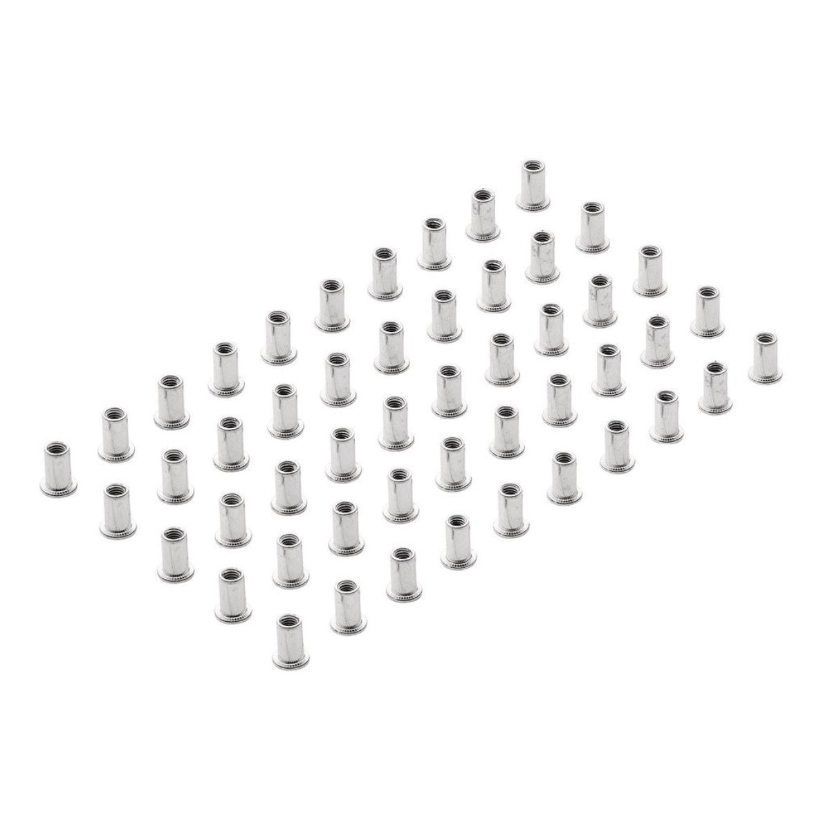 Draper Zinc Plated Threaded Insert Rivet Nuts, M5 x 0.8mm (Pack of 50) 04052