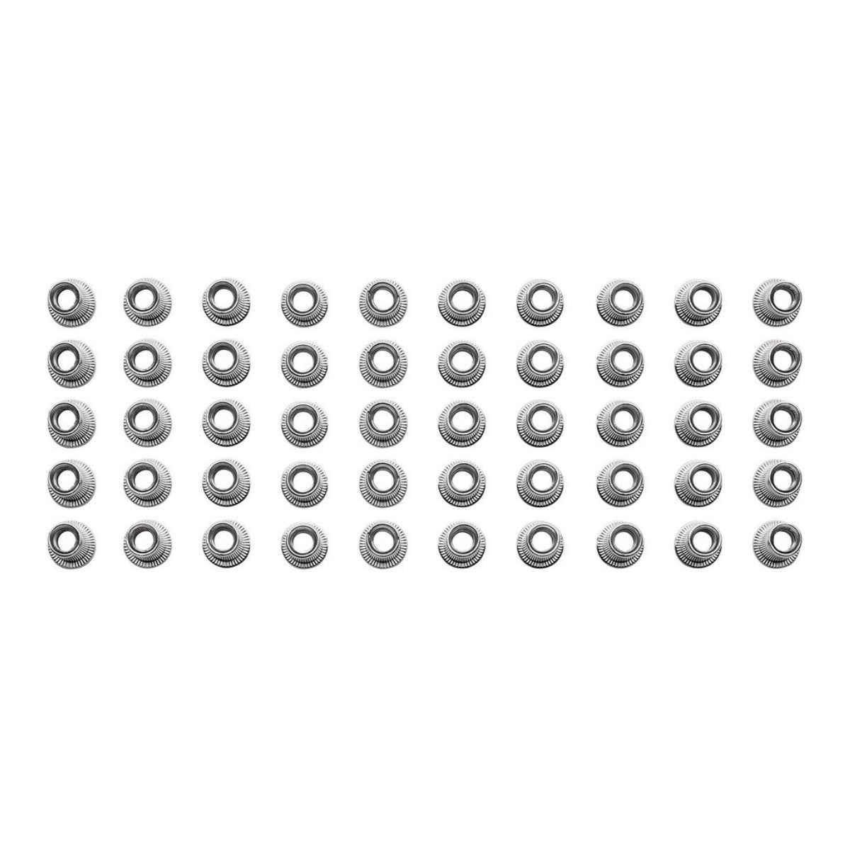 Draper Zinc Plated Threaded Insert Rivet Nuts, M6 x 1.0mm (Pack of 50) 04053
