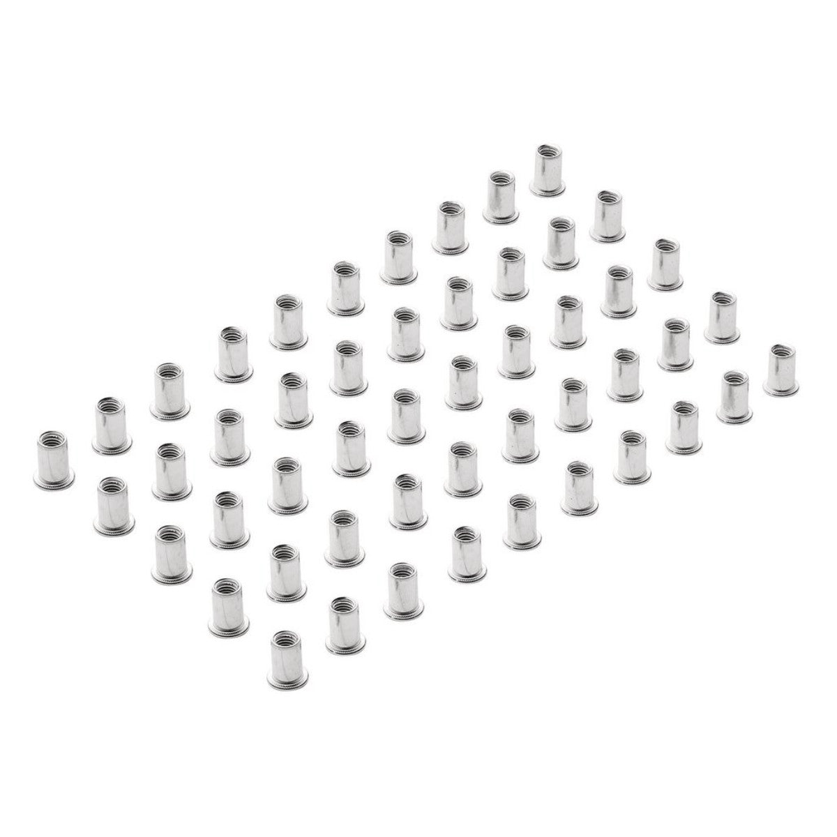 Draper Zinc Plated Threaded Insert Rivet Nuts, M8 x 1.25mm (Pack of 50) 04054