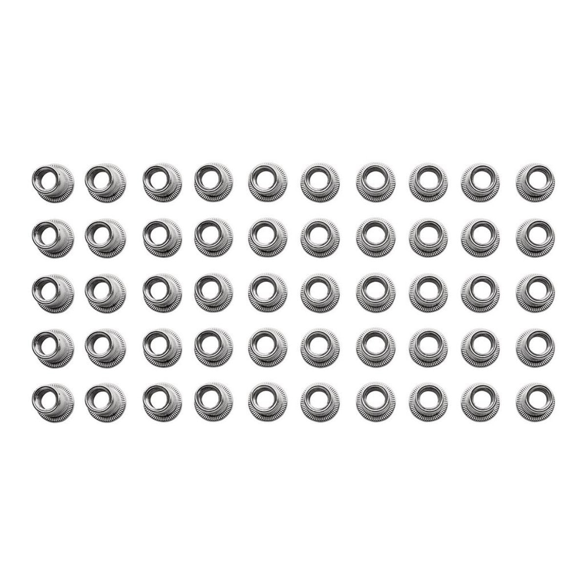 Draper Zinc Plated Threaded Insert Rivet Nuts, M8 x 1.25mm (Pack of 50) 04054