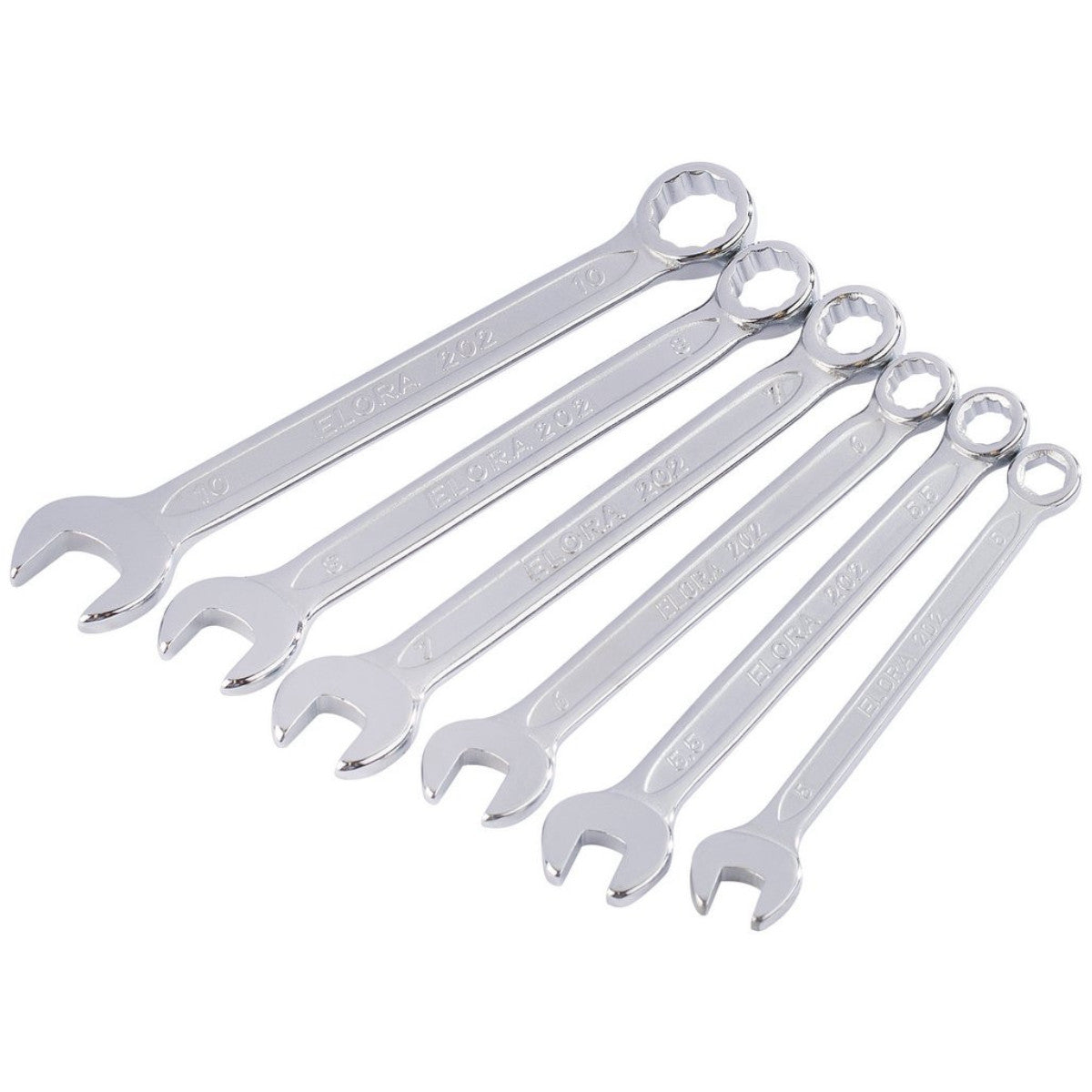 Elora Midget Metric Combination Spanner Set (6 Piece) 04212