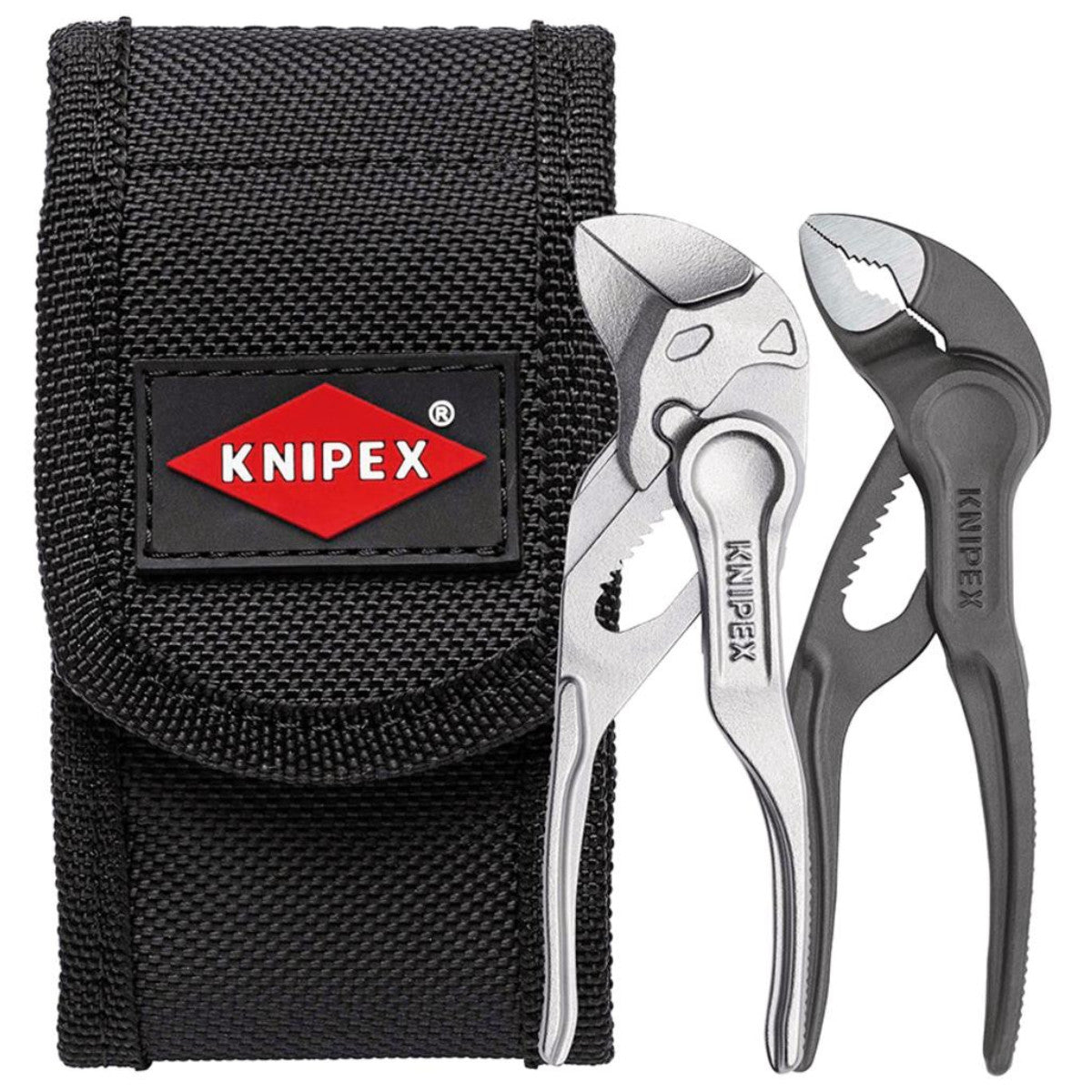 Knipex 00 20 72 V04 XS Mini Pliers Set in Belt Pouch, 2 Part 04237