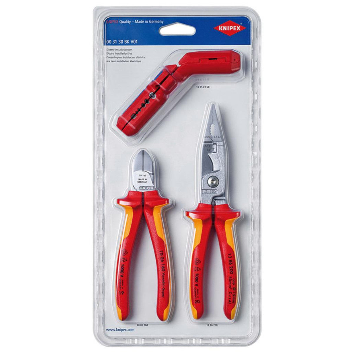 Knipex 00 31 30 BK V01 Electrical Installations Set 04249