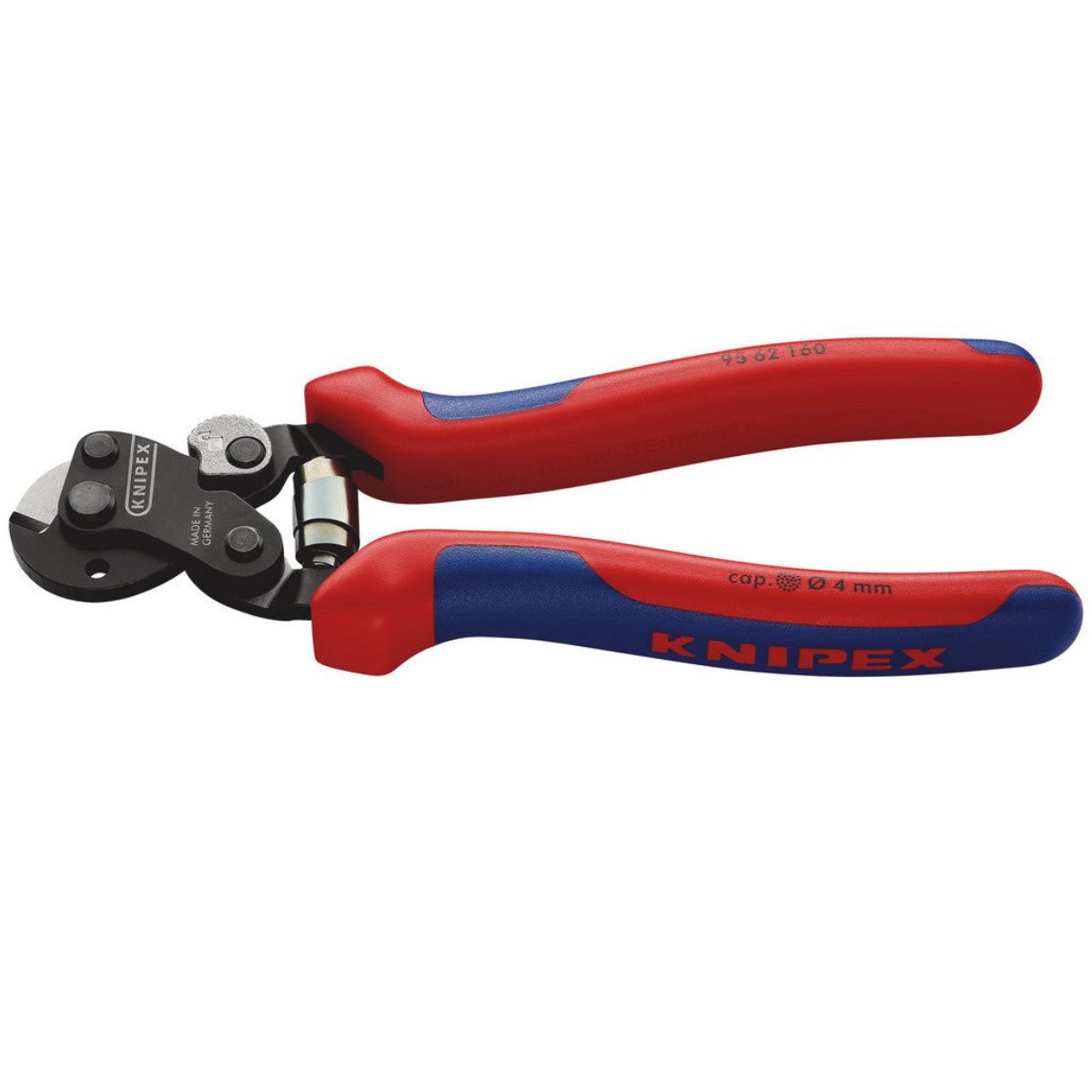 Knipex 95 62 160 SB Wire Rope Cutter for High-Strength Wire Rope, 160mm 04598
