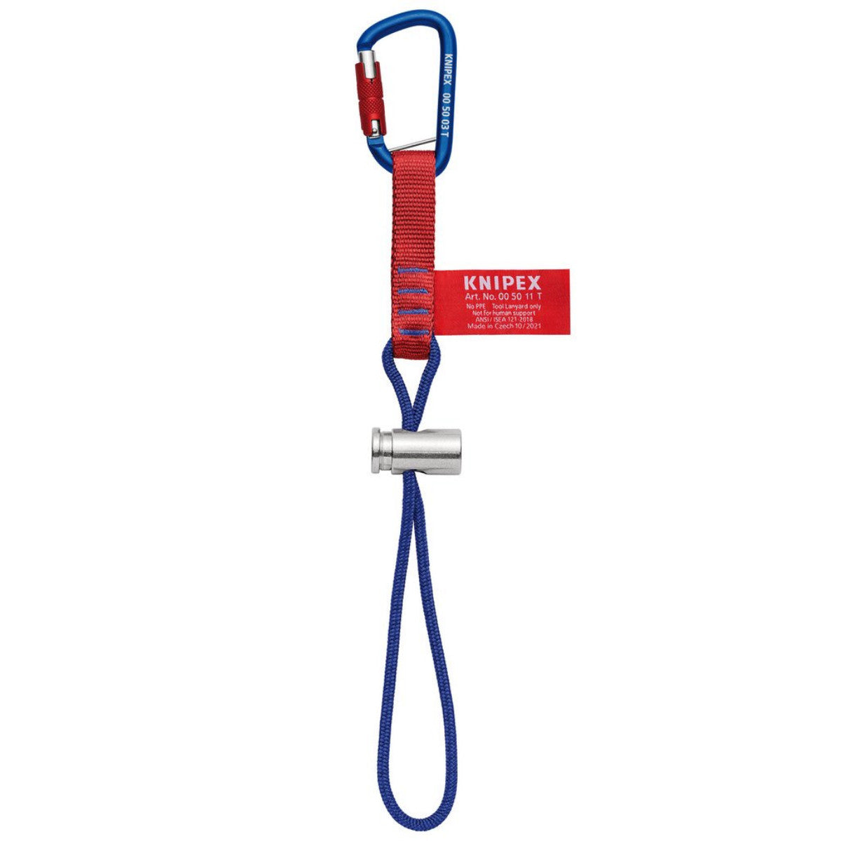 Draper 00 50 13 T BK Adapter Straps with Fixated Carabiner, 186mm 04766