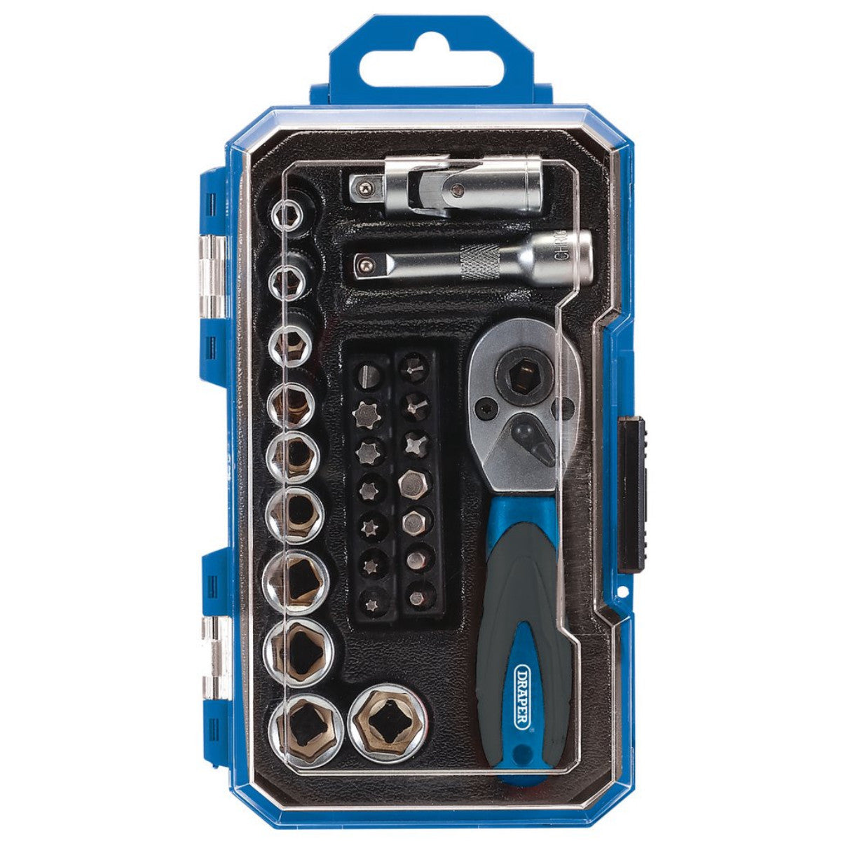 Draper Metric Socket Set, 1/4" Sq. Dr. (27 Piece) 04778