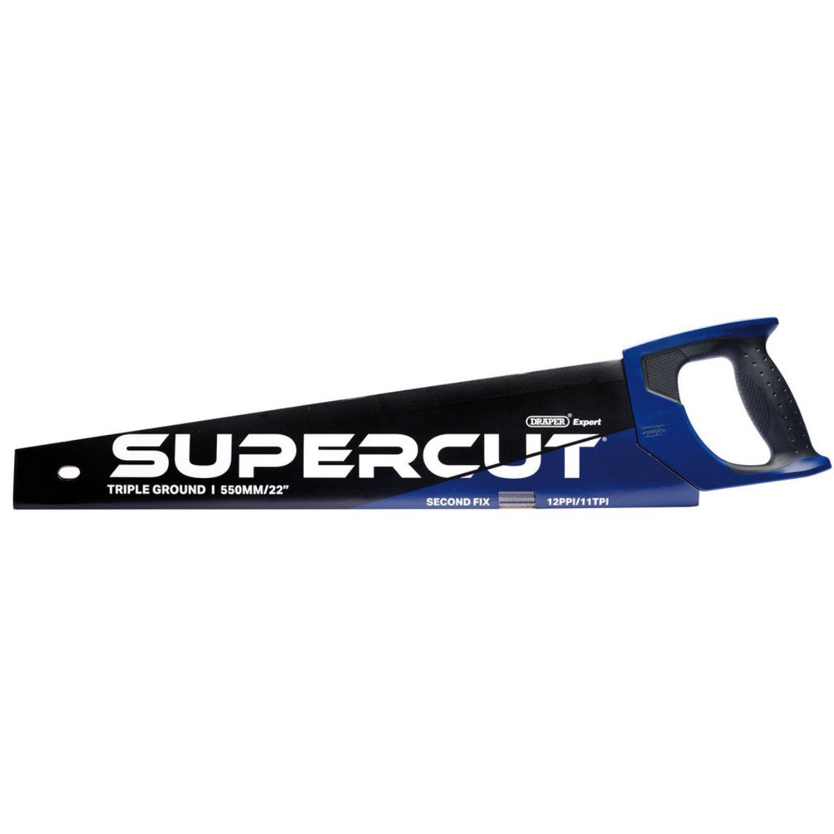 Draper Expert Supercut Second Fix Triple Ground Handsaw, 550mm/22", 11tpi/12ppi 04831
