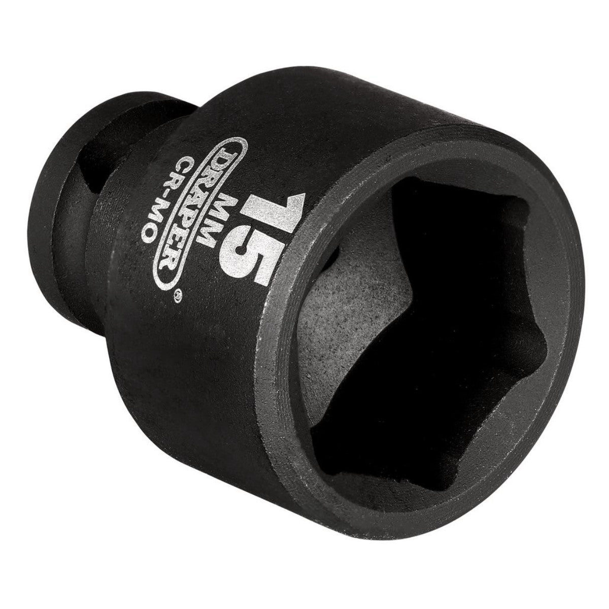 Draper HI-TORQ 6 Point Impact Socket, 1/4" Sq. Dr., 15mm 05062