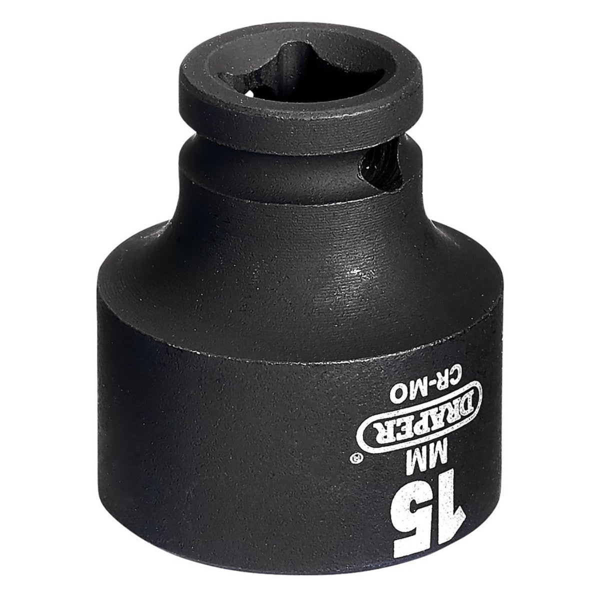Draper HI-TORQ 6 Point Impact Socket, 1/4" Sq. Dr., 15mm 05062