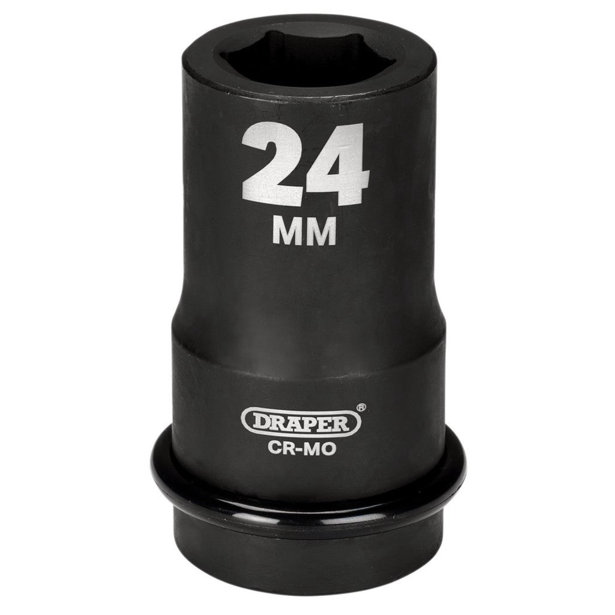 Draper HI-TORQ 6 Point Deep Impact Socket, 1" Sq. Dr., 24mm 05139