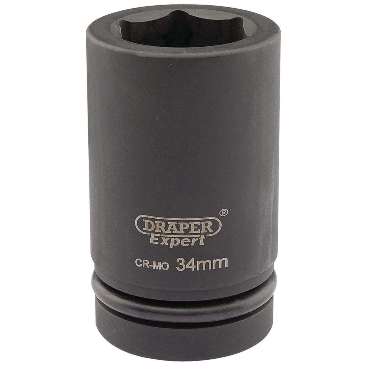 Draper HI-TORQ 6 Point Deep Impact Socket, 1" Sq. Dr., 34mm 05148