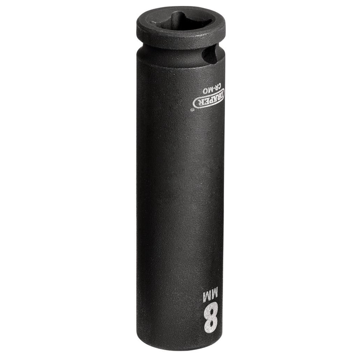 Draper HI-TORQ 6 Point Deep Impact Socket, 1/4" Sq. Dr., 8mm 05186