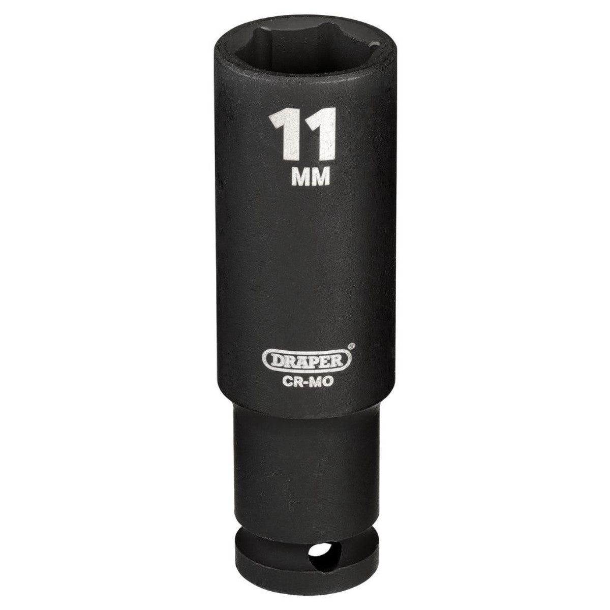 Draper HI-TORQ 6 Point Deep Impact Socket, 1/4" Sq. Dr., 11mm 05189