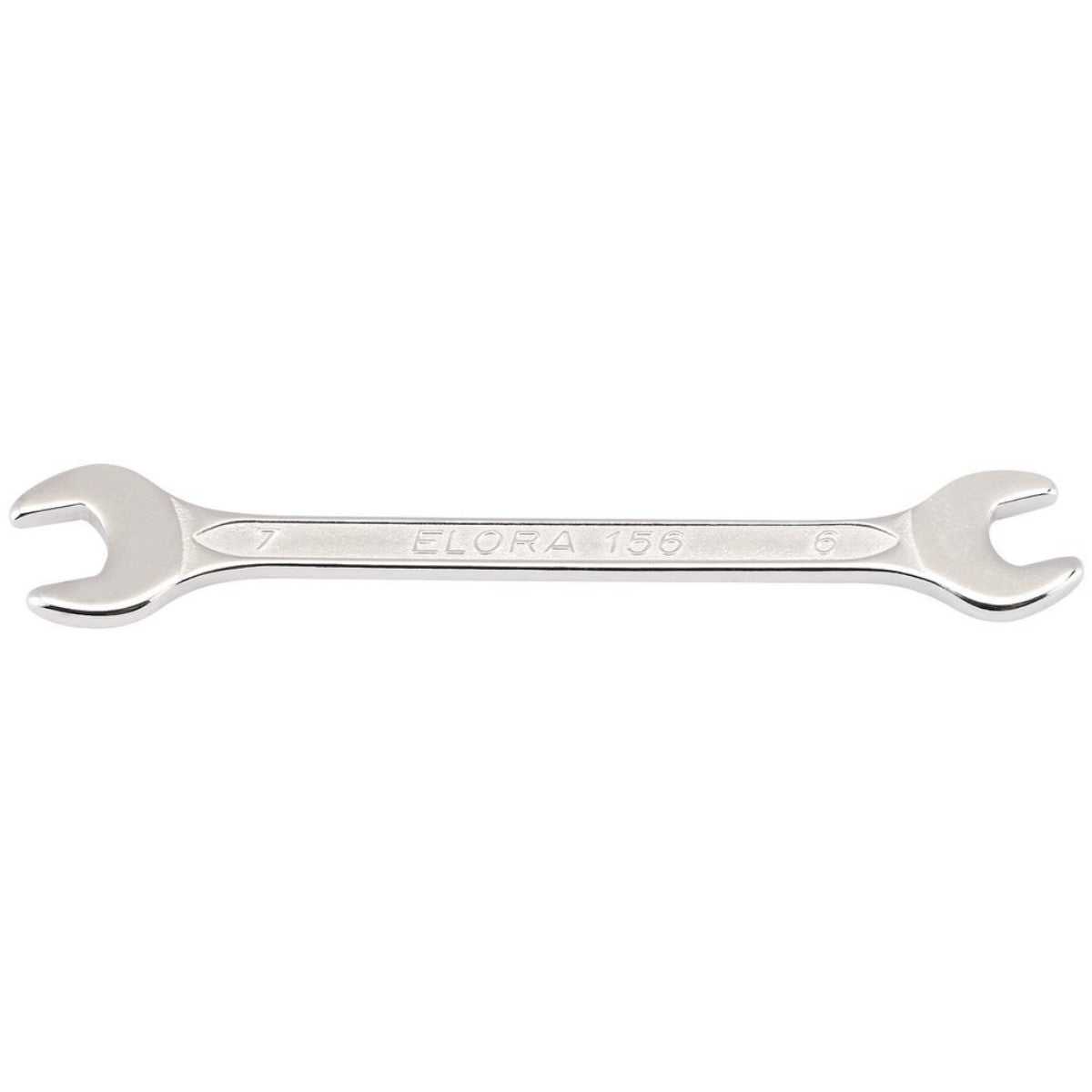 Elora Midget Metric Double Open End Spanner, 6 x 7mm 05385