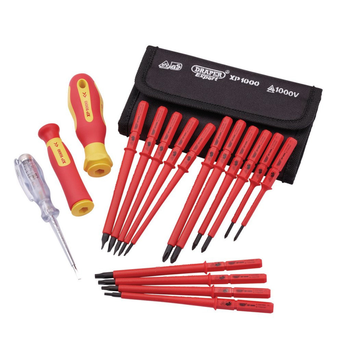 XP1000 VDE Interchangeable Blade Screwdriver Set (18 Piece) 05776