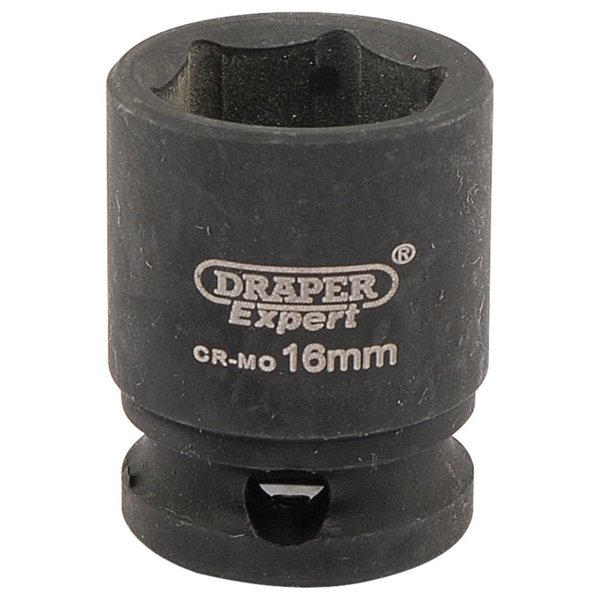 Draper HI-TORQ 6 Point Impact Socket, 3/8" Sq. Dr., 16mm 06876